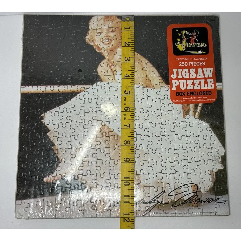 Marilyn Monroe 250 Piece Jigsaw Puzzle 1987 Vintage Sealed Rare‎